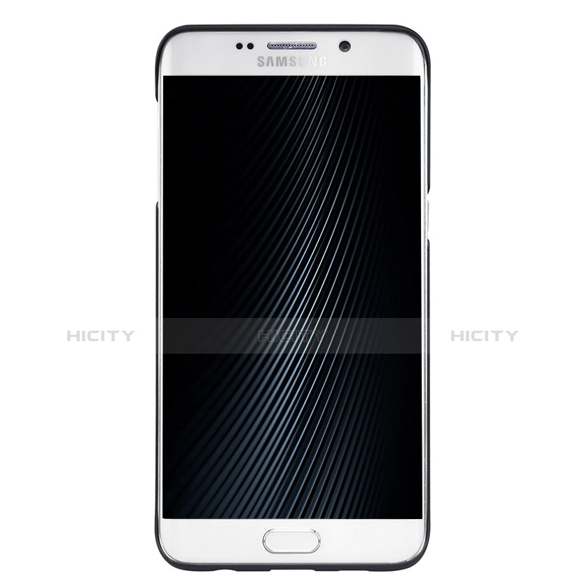 Funda Dura Plastico Rigida Mate M04 para Samsung Galaxy S6 Edge+ Plus SM-G928F Negro