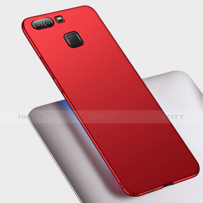 Funda Dura Plastico Rigida Mate M05 para Huawei P9 Plus Rojo