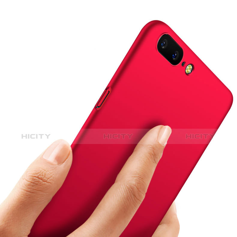 Funda Dura Plastico Rigida Mate M05 para OnePlus 5 Rojo