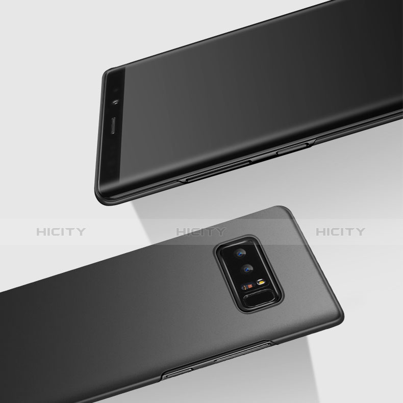 Funda Dura Plastico Rigida Mate M05 para Samsung Galaxy Note 8 Duos N950F Negro