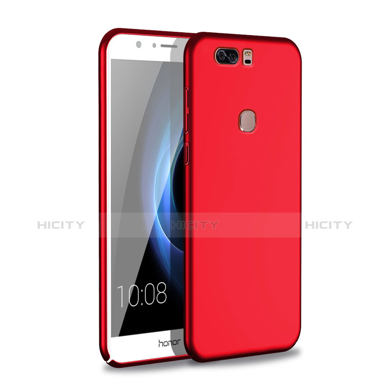 Funda Dura Plastico Rigida Mate M06 para Huawei Honor V8 Rojo