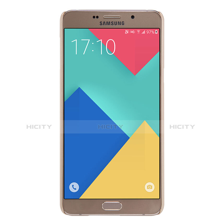 Funda Dura Plastico Rigida Mate M06 para Samsung Galaxy A9 (2016) A9000 Oro