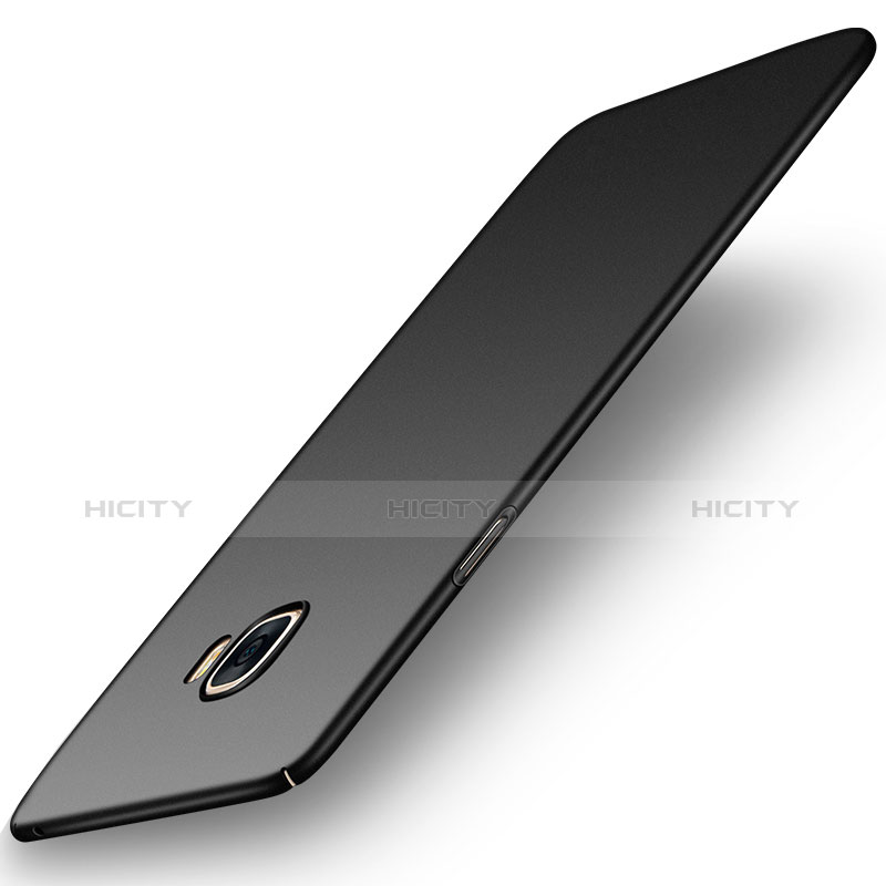Funda Dura Plastico Rigida Mate M06 para Samsung Galaxy C7 SM-C7000 Negro
