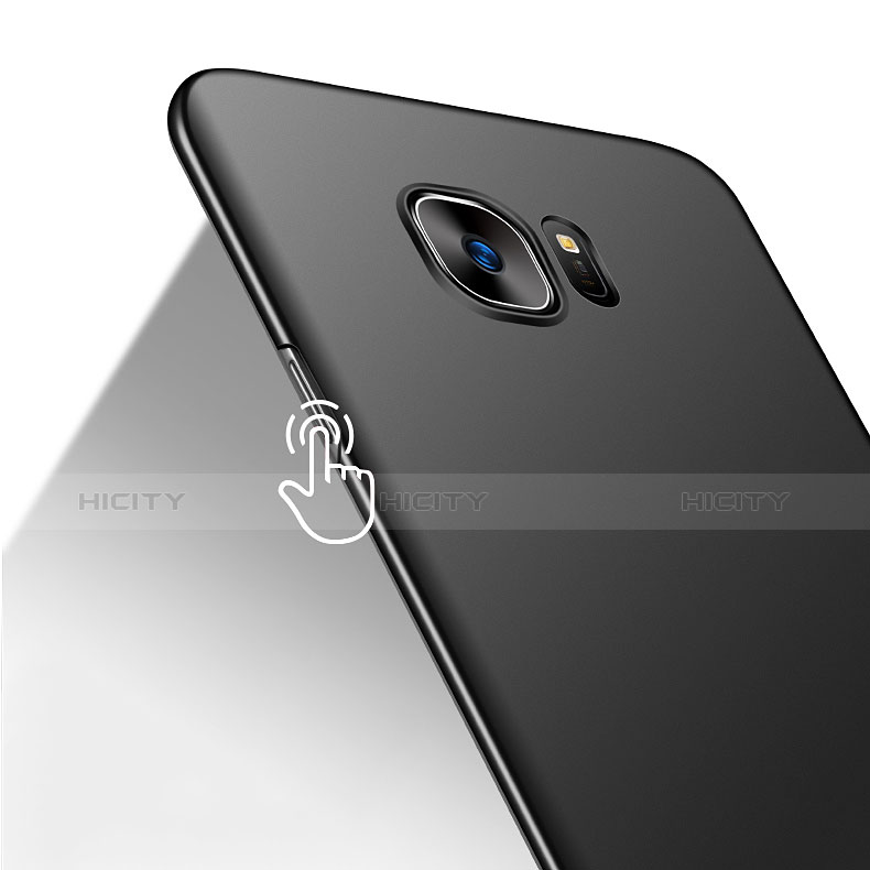 Funda Dura Plastico Rigida Mate M08 para Samsung Galaxy S7 Edge G935F Negro