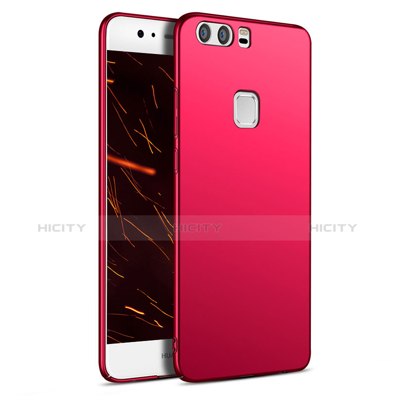 Funda Dura Plastico Rigida Mate M09 para Huawei P9 Plus Rojo