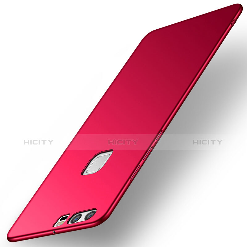 Funda Dura Plastico Rigida Mate M09 para Huawei P9 Plus Rojo