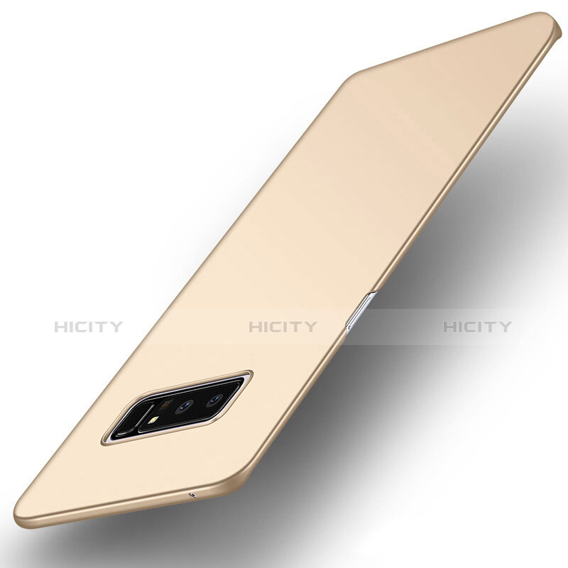 Funda Dura Plastico Rigida Mate M09 para Samsung Galaxy Note 8 Duos N950F Oro
