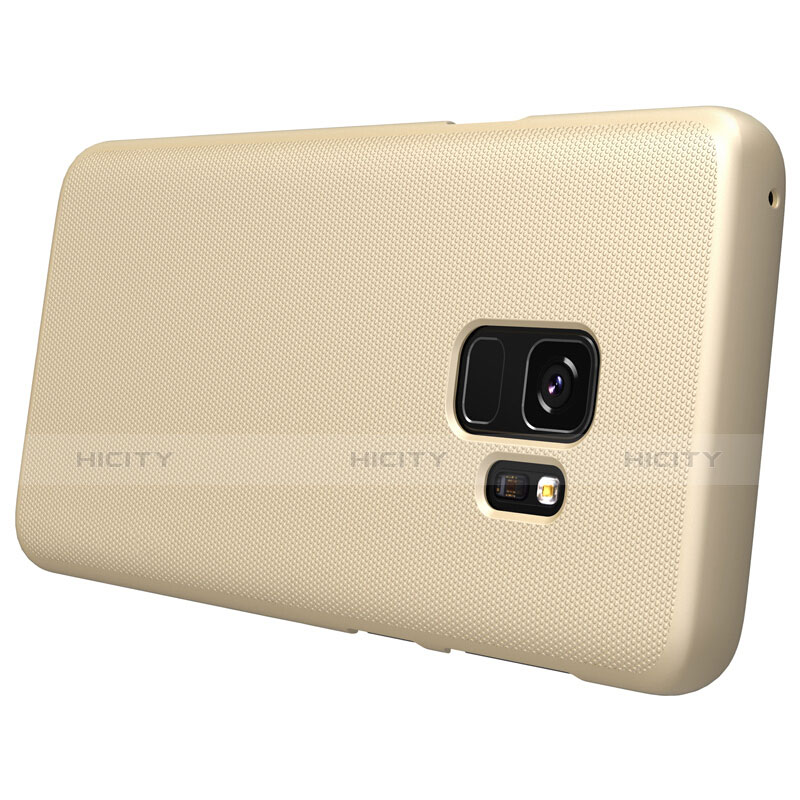 Funda Dura Plastico Rigida Mate M09 para Samsung Galaxy S9 Oro