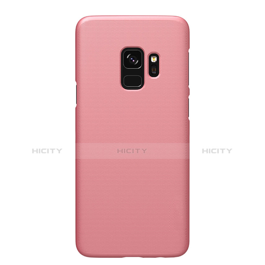Funda Dura Plastico Rigida Mate M09 para Samsung Galaxy S9 Oro Rosa