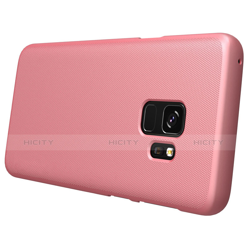 Funda Dura Plastico Rigida Mate M09 para Samsung Galaxy S9 Oro Rosa