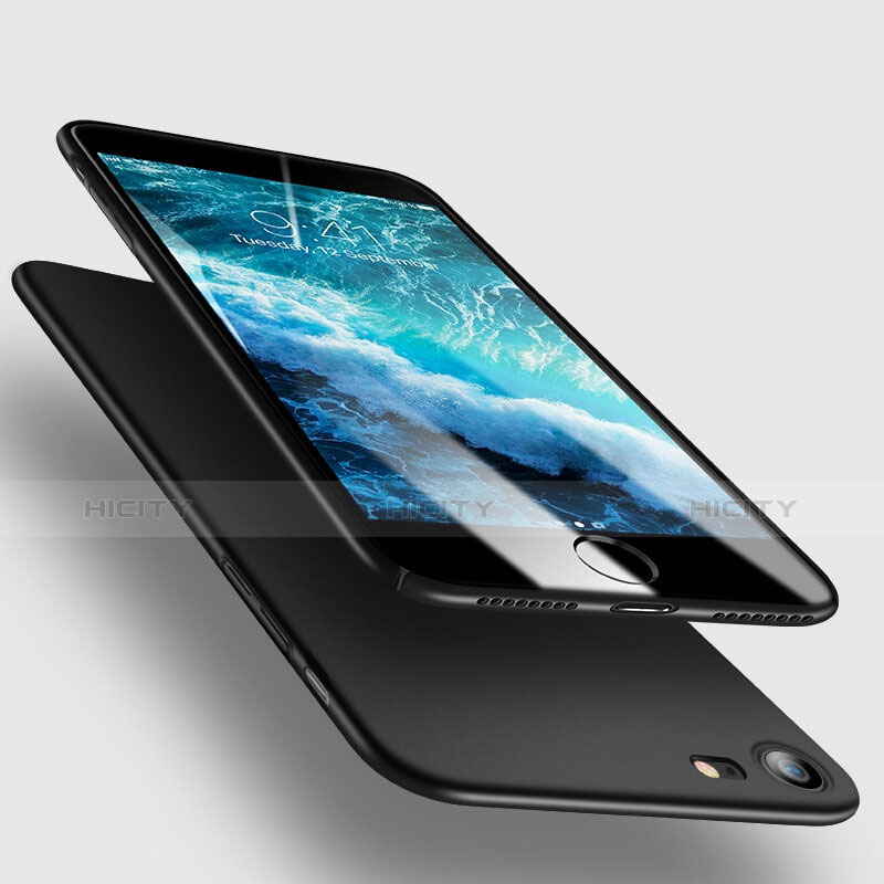 Funda Dura Plastico Rigida Mate M10 para Apple iPhone 8 Negro
