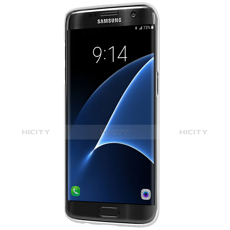 Funda Dura Plastico Rigida Mate M10 para Samsung Galaxy S7 Edge G935F Blanco
