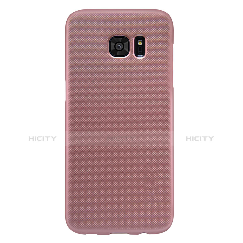Funda Dura Plastico Rigida Mate M10 para Samsung Galaxy S7 Edge G935F Oro Rosa