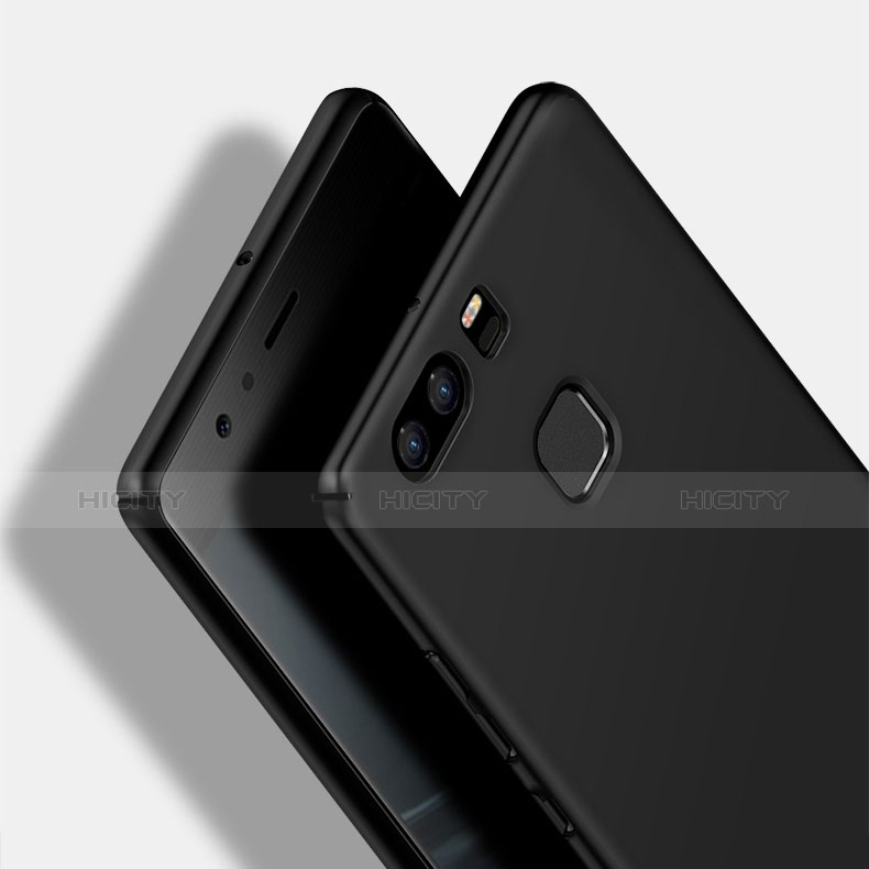 Funda Dura Plastico Rigida Mate M11 para Huawei P9 Plus Negro