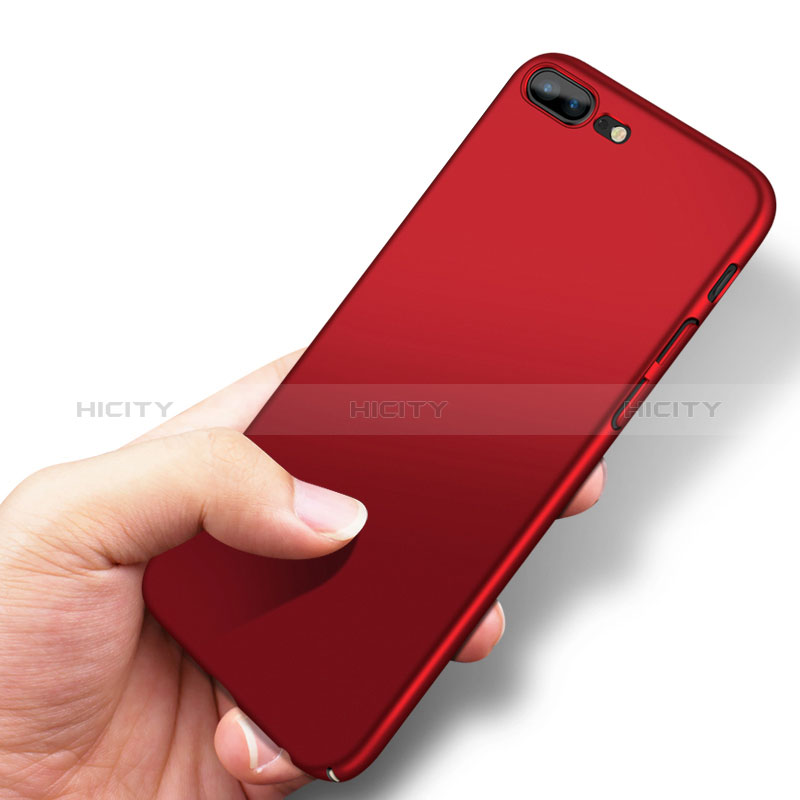 Funda Dura Plastico Rigida Mate M12 para Apple iPhone 8 Plus Rojo