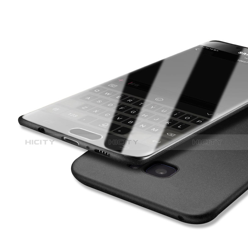 Funda Dura Plastico Rigida Mate M15 para Samsung Galaxy S7 Edge G935F Negro