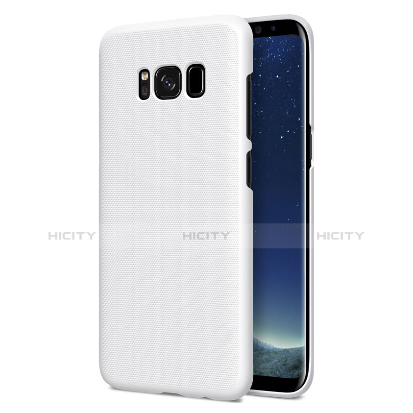 Funda Dura Plastico Rigida Mate P01 para Samsung Galaxy S8 Blanco