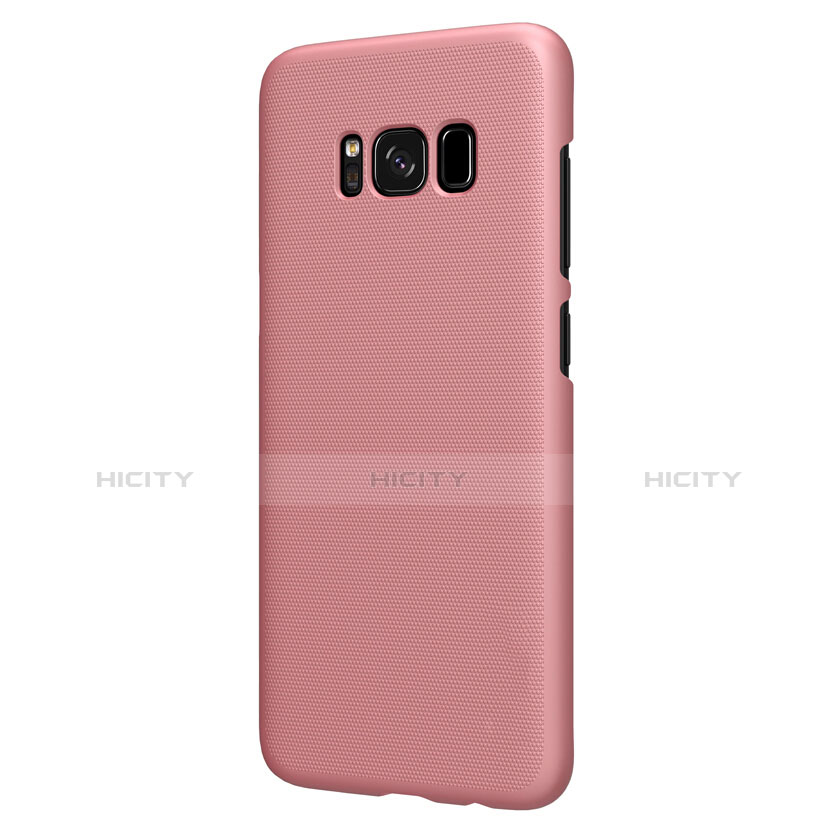 Funda Dura Plastico Rigida Mate P01 para Samsung Galaxy S8 Oro Rosa