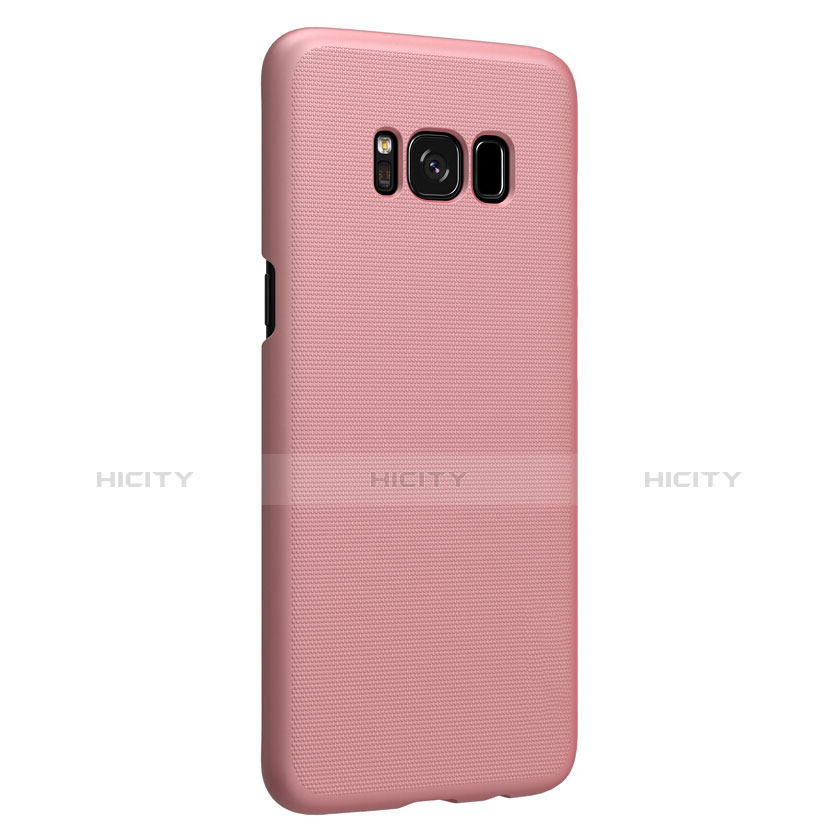 Funda Dura Plastico Rigida Mate P01 para Samsung Galaxy S8 Oro Rosa