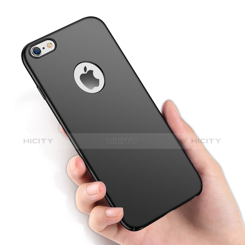 Funda Dura Plastico Rigida Mate P03 para Apple iPhone 6S Plus Negro