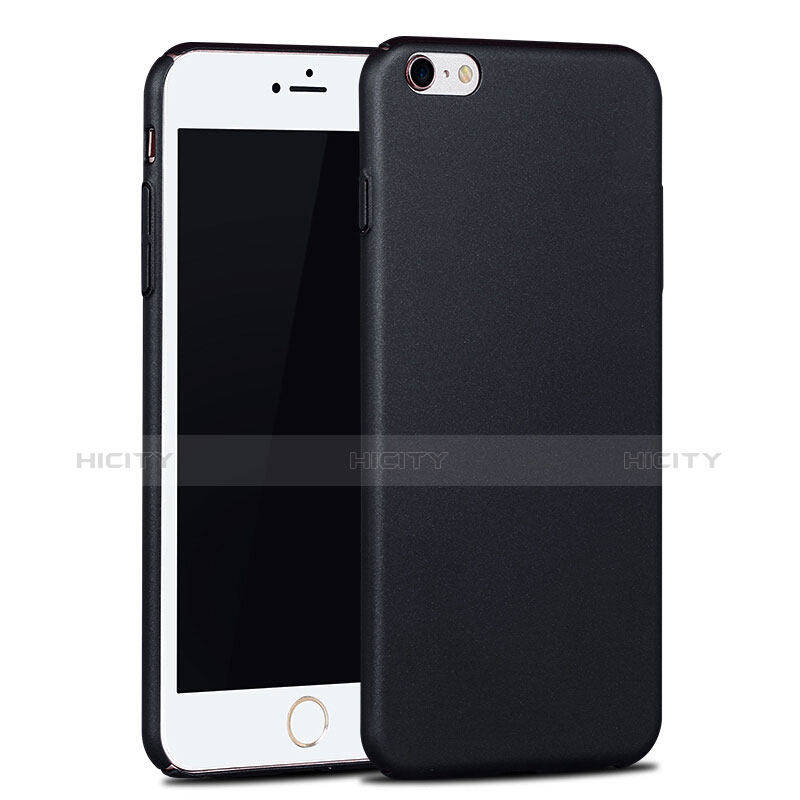 Funda Dura Plastico Rigida Mate P04 para Apple iPhone 6 Negro