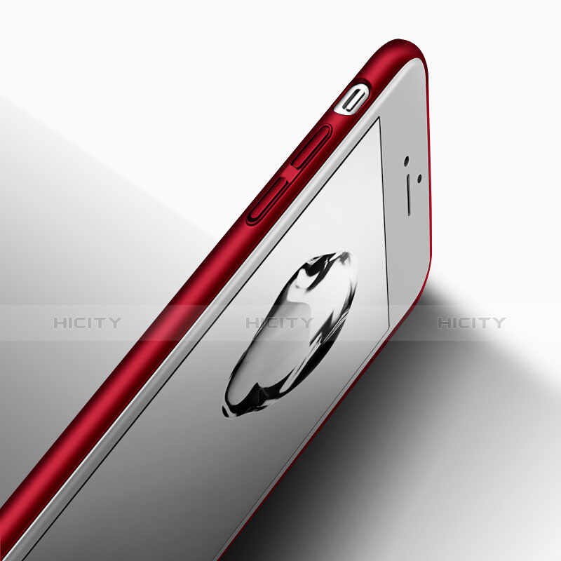 Funda Dura Plastico Rigida Mate P05 para Apple iPhone 6S Plus Rojo