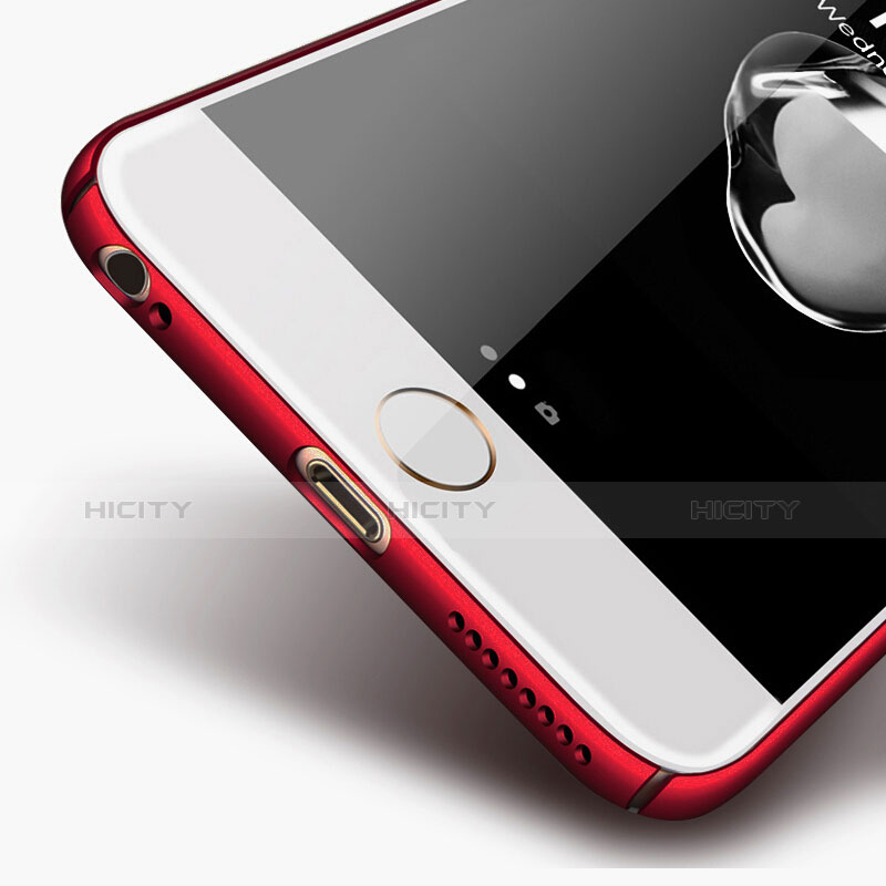 Funda Dura Plastico Rigida Mate P05 para Apple iPhone 6S Plus Rojo
