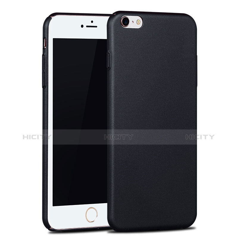 Funda Dura Plastico Rigida Mate P06 para Apple iPhone 6S Plus Negro