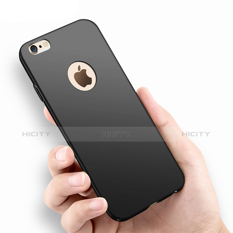 Funda Dura Plastico Rigida Mate P07 para Apple iPhone 6 Negro