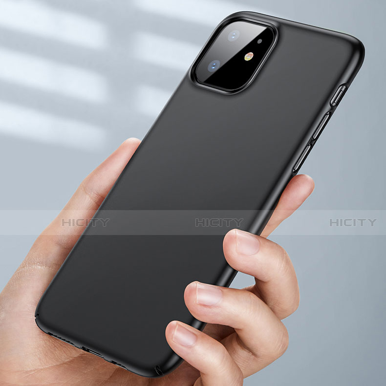 Funda Dura Plastico Rigida Mate para Apple iPhone 11 Negro