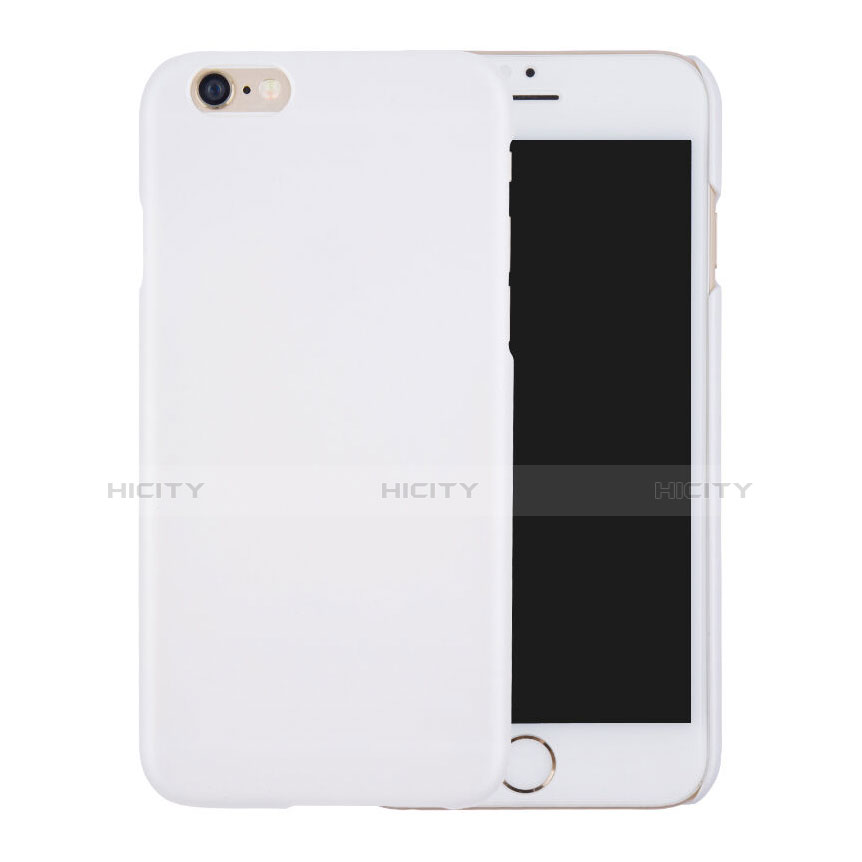 Funda Dura Plastico Rigida Mate para Apple iPhone 6S Blanco