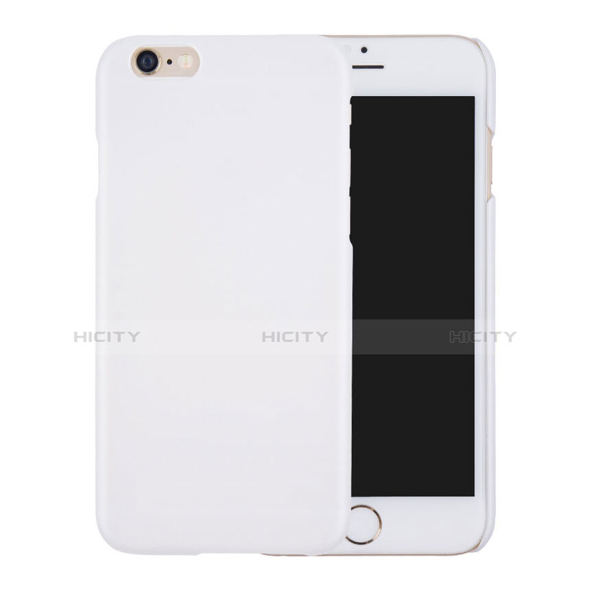 Funda Dura Plastico Rigida Mate para Apple iPhone 6S Plus Blanco