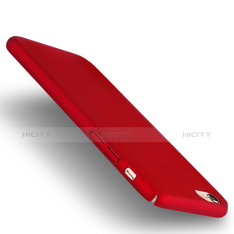 Funda Dura Plastico Rigida Mate para Apple iPhone 6S Rojo
