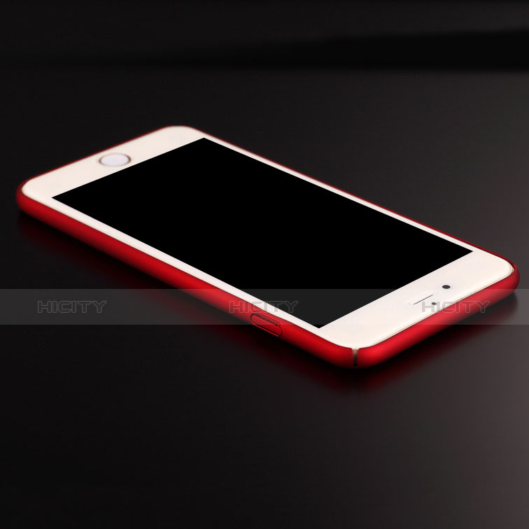 Funda Dura Plastico Rigida Mate para Apple iPhone 6S Rojo