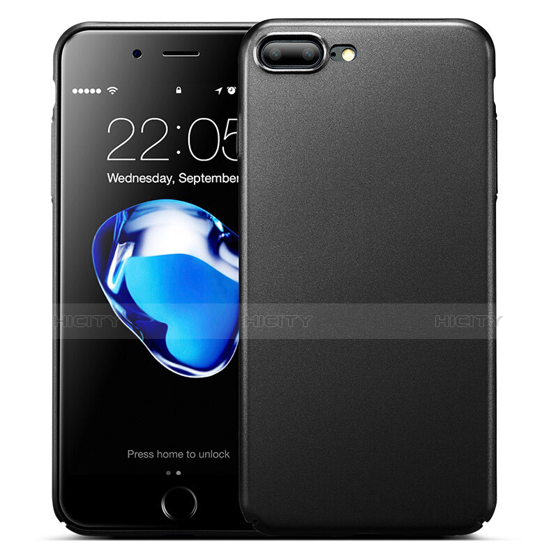 Funda Dura Plastico Rigida Mate para Apple iPhone 8 Plus Negro