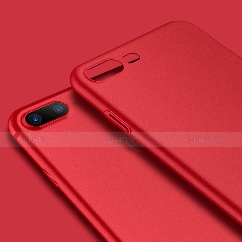 Funda Dura Plastico Rigida Mate para Apple iPhone 8 Plus Rojo