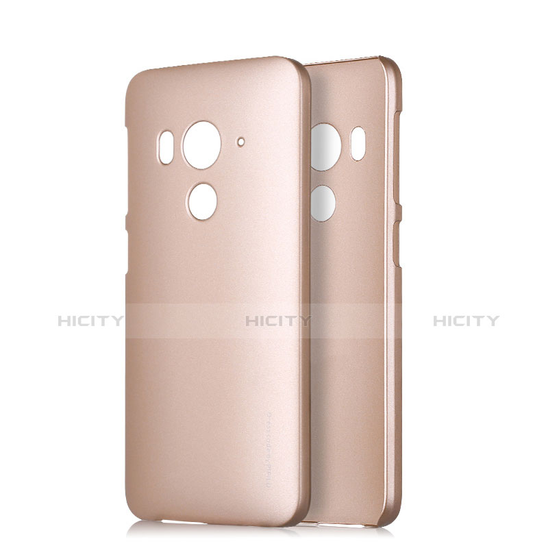 Funda Dura Plastico Rigida Mate para HTC Butterfly 3 Oro