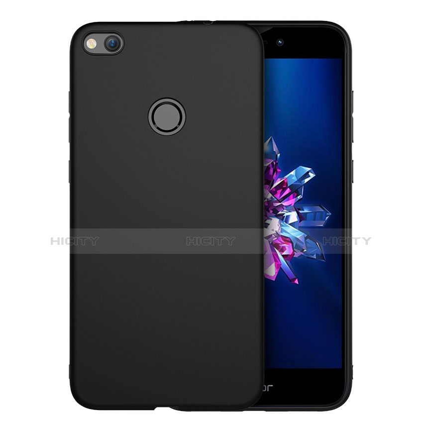 Funda Dura Plastico Rigida Mate para Huawei GR3 (2017) Negro