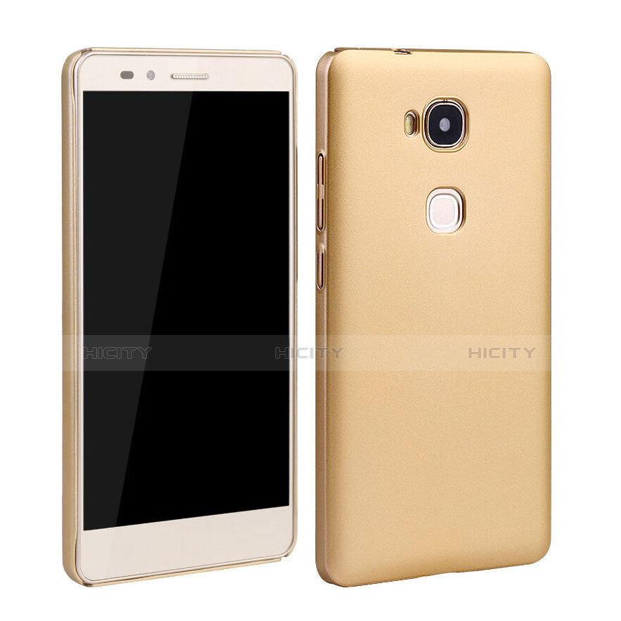 Funda Dura Plastico Rigida Mate para Huawei GR5 Oro