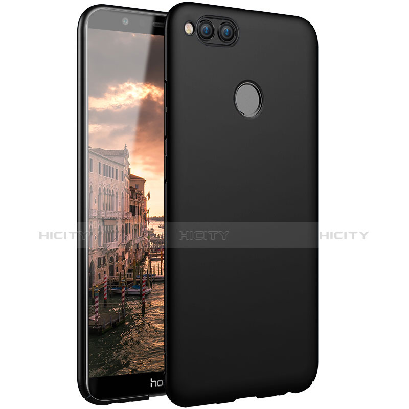 Funda Dura Plastico Rigida Mate para Huawei Honor 7X Negro