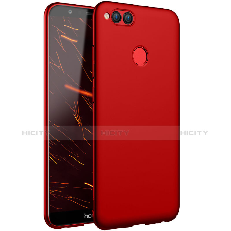 Funda Dura Plastico Rigida Mate para Huawei Honor 7X Rojo