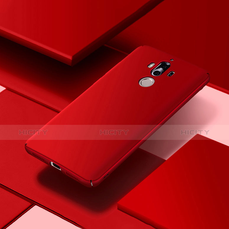 Funda Dura Plastico Rigida Mate para Huawei Mate 9 Rojo