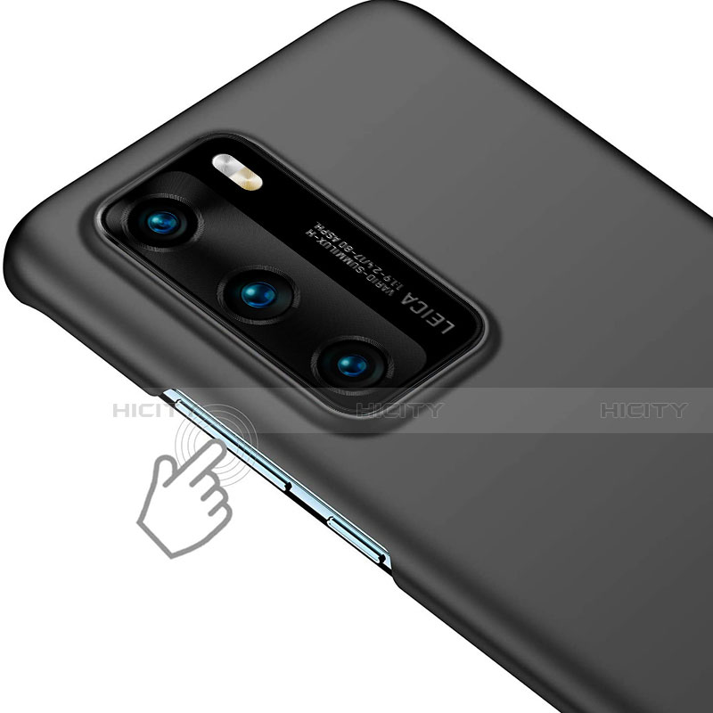 Funda Dura Plastico Rigida Mate para Huawei P40 Negro