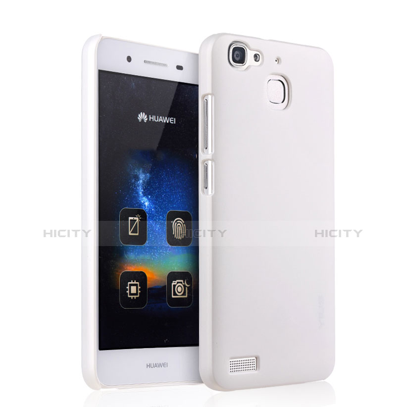 Funda Dura Plastico Rigida Mate para Huawei P8 Lite Smart Blanco