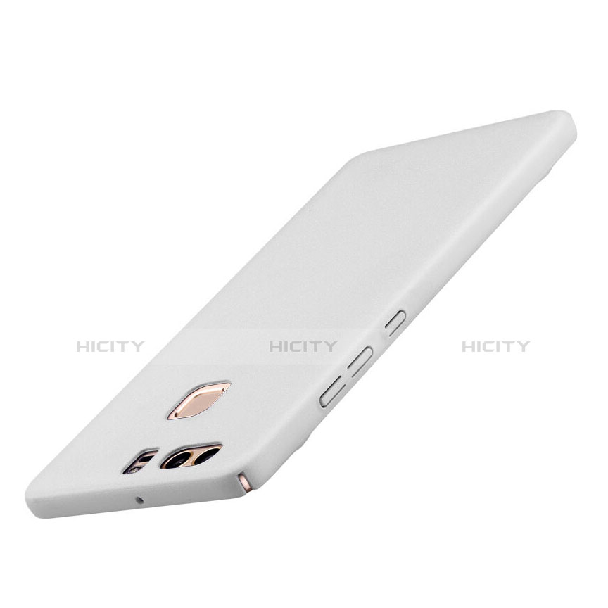 Funda Dura Plastico Rigida Mate para Huawei P9 Blanco