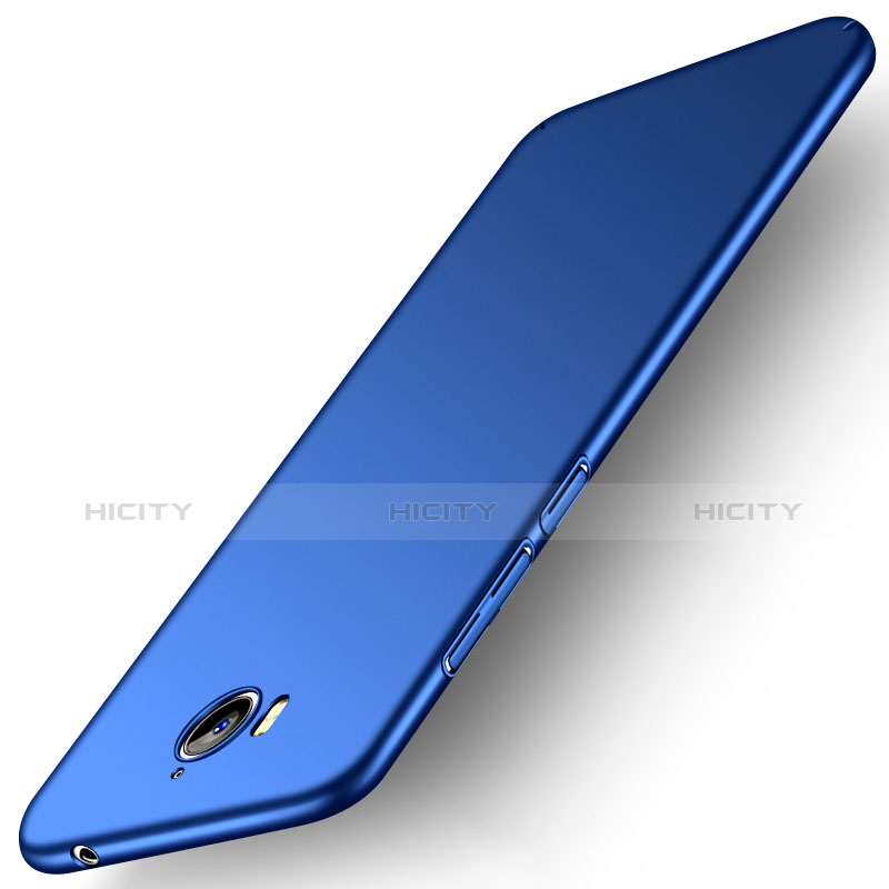 Funda Dura Plastico Rigida Mate para Huawei Y6 (2017) Azul