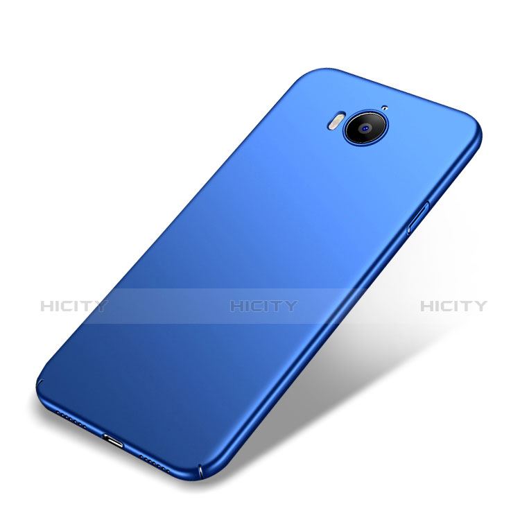 Funda Dura Plastico Rigida Mate para Huawei Y6 (2017) Azul