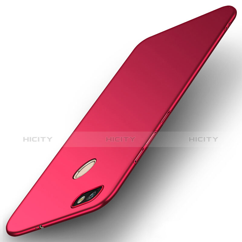 Funda Dura Plastico Rigida Mate para Huawei Y6 Pro (2017) Rojo
