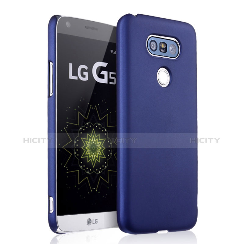 Funda Dura Plastico Rigida Mate para LG G5 Azul