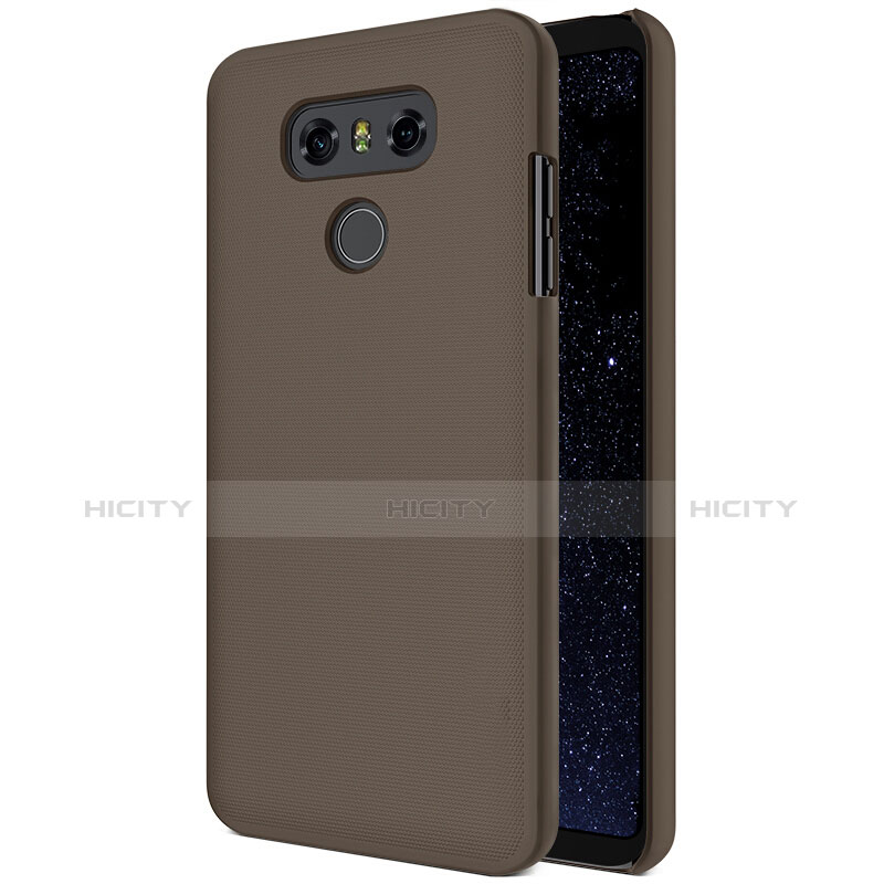 Funda Dura Plastico Rigida Mate para LG G6 Marron